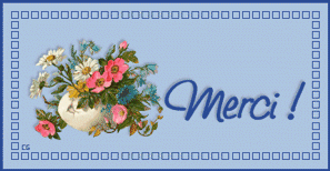 Gif animé merci fleur
